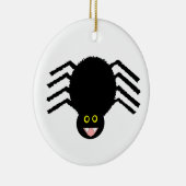 Black Spider Custom I Love Spiers Keramisch Ornament (Rechts)