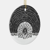 Black Spider Insect Halloween 2021 Keramisch Ornament (Rechts)