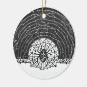 Black Spider Insect Halloween 2021 Keramisch Ornament (Links)