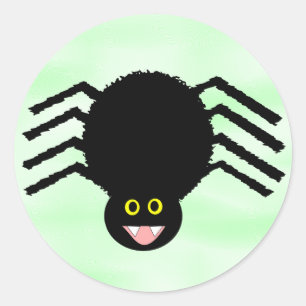 Black Spider Sticker