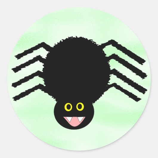 Black Spider Sticker (Voorkant)