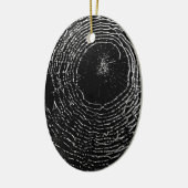 Black Spider Web Ornament (Links)