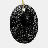 Black Spider Web Ornament (Achterkant)