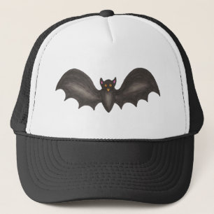 Black Spooky Flying Bat Halloween Trick-or-Treat Trucker Pet