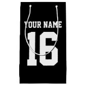 Black Sporty Team Jersey Klein Cadeauzakje (Voorkant)