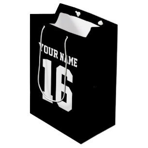 Black Sporty Team Jersey Medium Cadeauzakje
