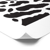 Black Spots Leopards Camouflaed Poster (Hoek)