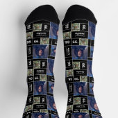 Black Square Photo Afstuderen Class Year Socks Sokken (Top)