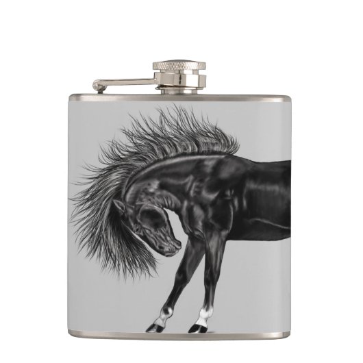 Black Stallion Heupfles (Voorkant)