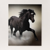 Black Stallion Horse Legpuzzel (Verticaal)