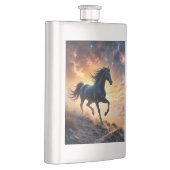 Black Stallion in Desert  Flacon (Rechts)