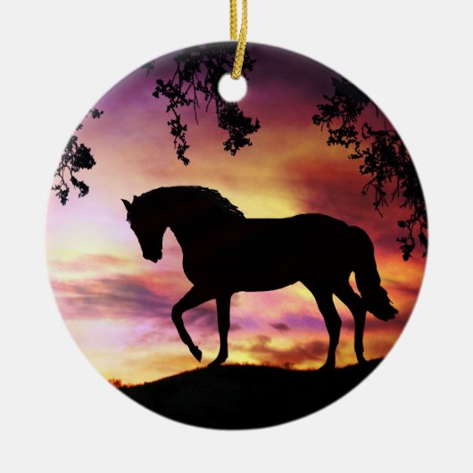 Black Stallion Ornament (Voorkant)