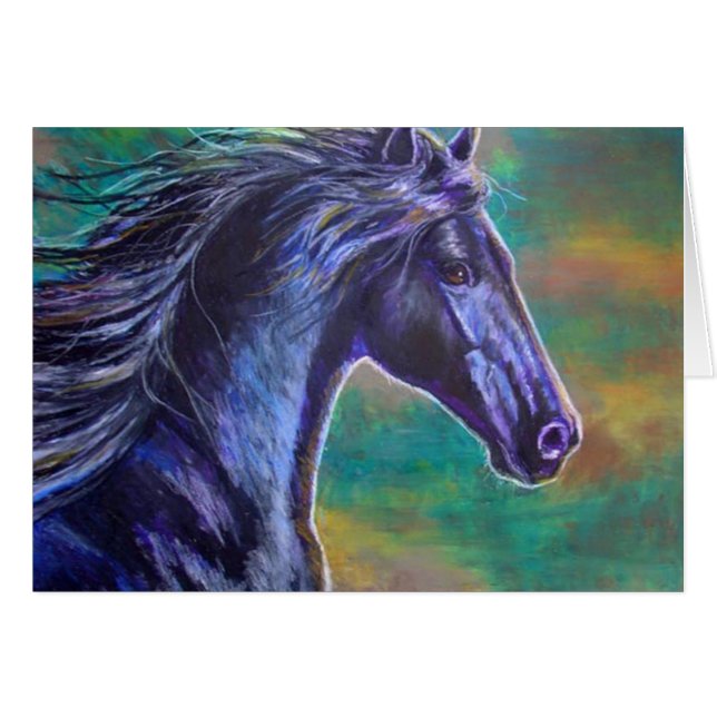 Black Stallion Running (Voorkant Horizontaal)