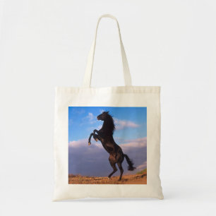 Black Stallion Tote Bag