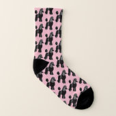 Black Standard Poodles Pink All-Over (Gauche intérieur)