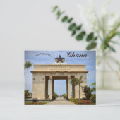 Black Star Square Accra Ghana Briefkaart (Staand voorkant)