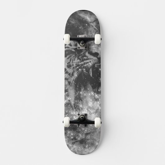 Black Star Tiger Skateboard (Voorkant)