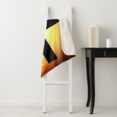 Black Starry Cross in Space Sherpa Blanket Sherpa Deken (In situ)