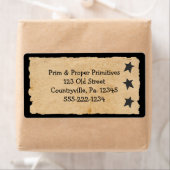 Black Stars Étiquette principal (En situation)