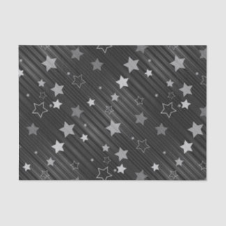 Black Stars Patroon Tissuepapier