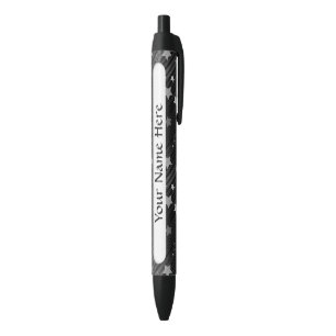Black Stars Patroon Zwarte Inkt Pen
