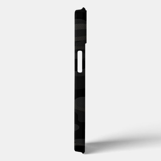 Black Stealth Camo met Initialen Case-Mate iPhone Case (Achterkant / Rechts)