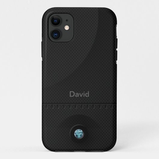 Black Steel Samurai Case-Mate iPhone Case (Achterkant)