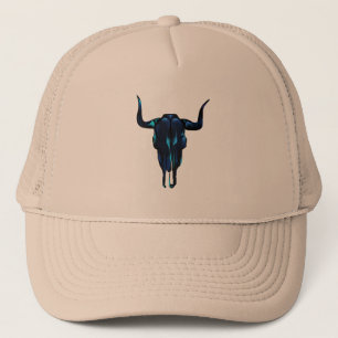 Black Steer Skull Pet