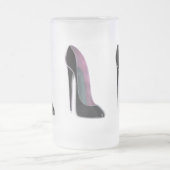 Black Stiletto Shoe Matglas Bierpul (Center)