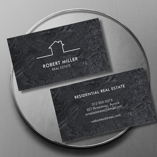 Black Stone Realtor Visitekaartje