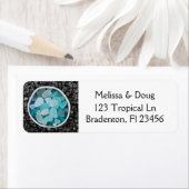 Black Stones en Blue Zee Glass Etiket (Insitu)