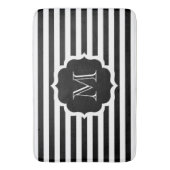 Black Stripes Badmat (Voorkant Verticaal)