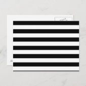 Black Stripes Briefkaart (Voorkant / Achterkant)