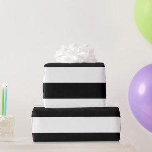 Black Stripes Cadeaupapier
