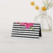Black Stripes | Fuchsia Flowers Wedding (Achterkant)