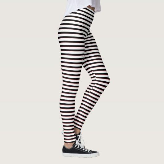 Black stripes  leggings (Rechts)