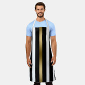 Black Stripes Pattern Schort (Gedragen)