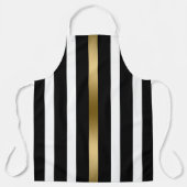 Black Stripes Pattern Schort (Voorkant)