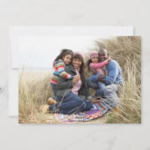 Black Stripes Silver Happy Vacances Cartes photos (Dos)