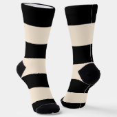 Black Stripes Sokken (Gebogen)