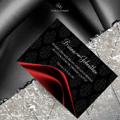 Black Stropdas Diamond Bewaar de datum Save The Date