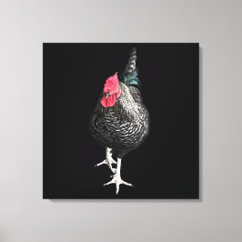 Black Strutting Cocreet nr. 3 Canvas Afdruk