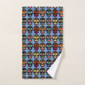 Black Sugar Skulls (Serviette à main)