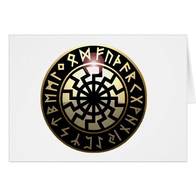 Black Sun-wiel (Voorkant Horizontaal)