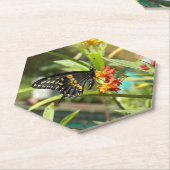 Black Swallowtail Butterfly #2 Kartonnen Onderzetters (Schuin)