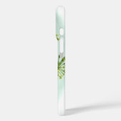 Black Swallowtail Caterpillar manger Coque persil (Verso / Gauche)