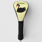 Black Swan Design Golfheadcover (Voorkant)