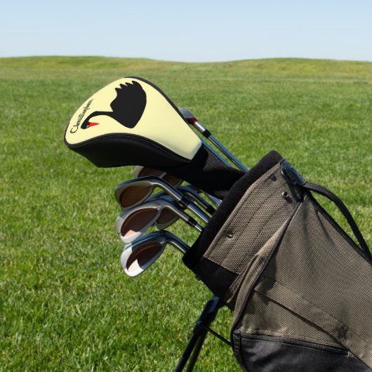 Black Swan Design Golfheadcover (Insitu)