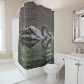 Black Swan Douchegordijn (In situ)