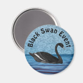 Black Swan Event Magneet (Voorkant / Achterkant)